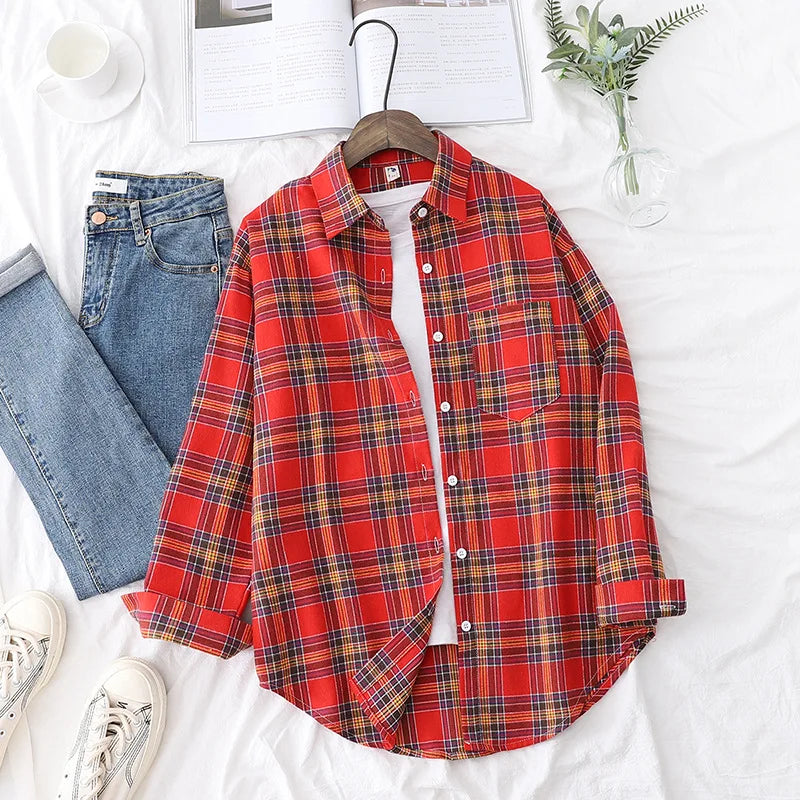 Women's Plaid Shirt