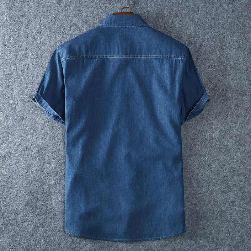 Men's Light Blue Denim Shirt