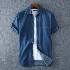 Men's Light Blue Denim Shirt