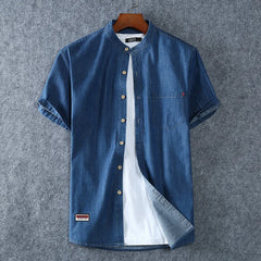 Men's Light Blue Denim Shirt