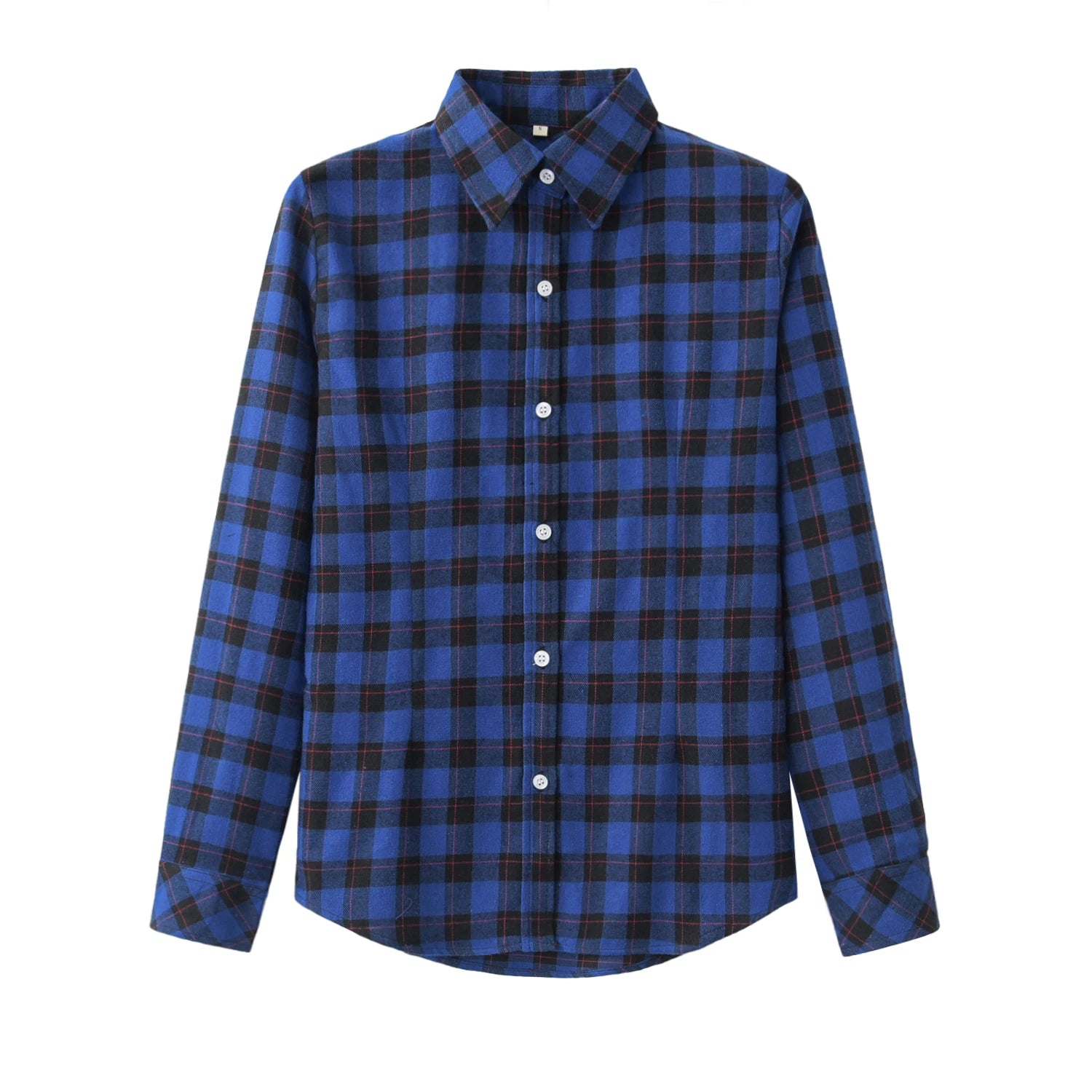 Women's Plus Size Plaid Flannel Shirt