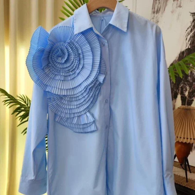 Vintage Korean Fashion Women's Blouse