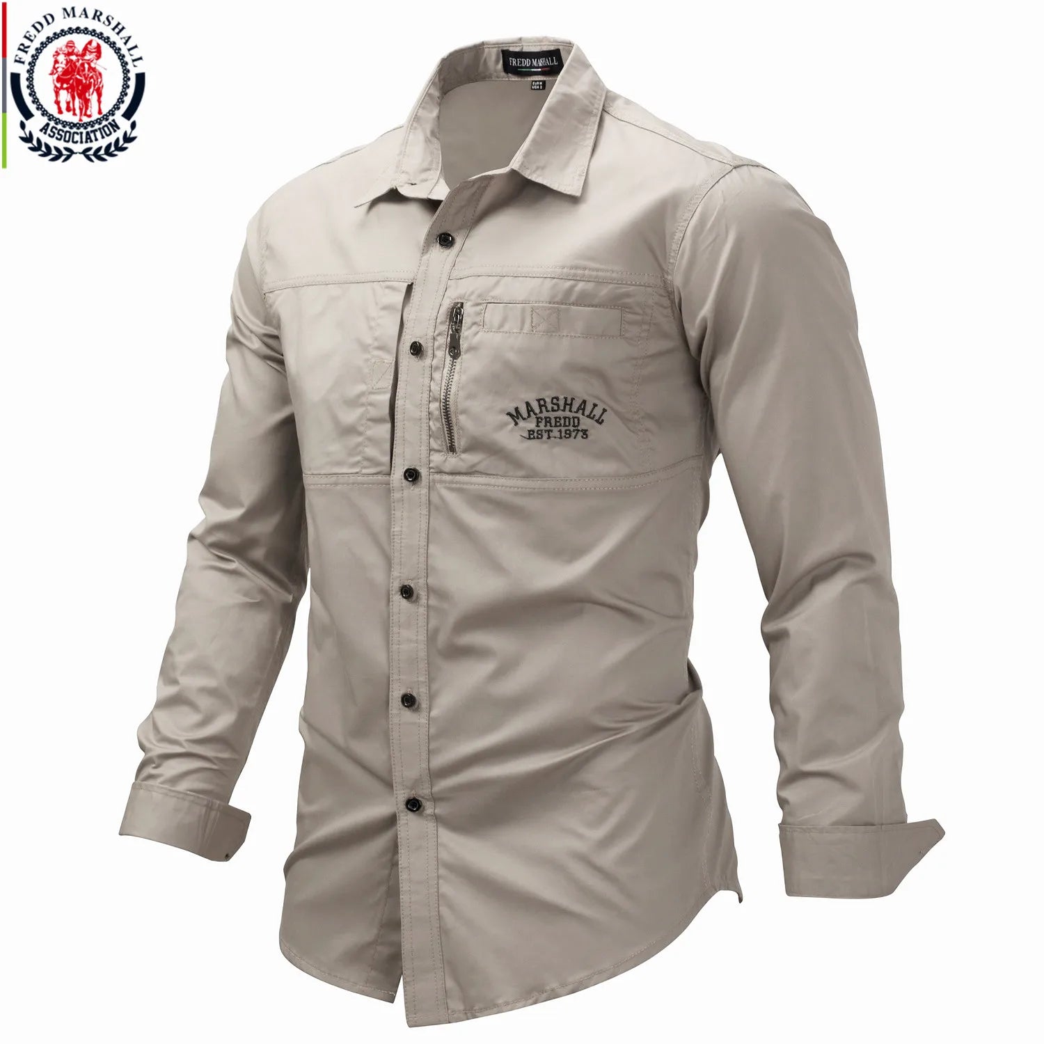 Men's Military Style Shirt