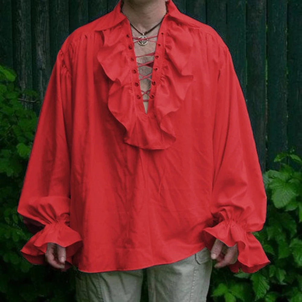 Men's Renaissance Ruffled Shirt