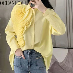 Vintage Korean Fashion Women's Blouse