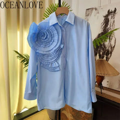 Vintage Korean Fashion Women's Blouse