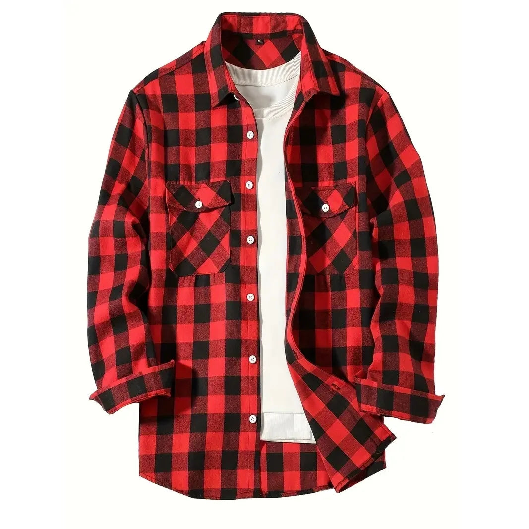 Men's Classic Plaid Flannel Shirt