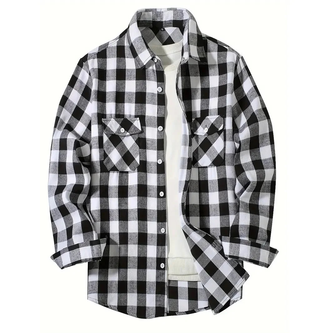 Men's Classic Plaid Flannel Shirt