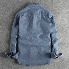 Vintage Cargo Denim Shirt