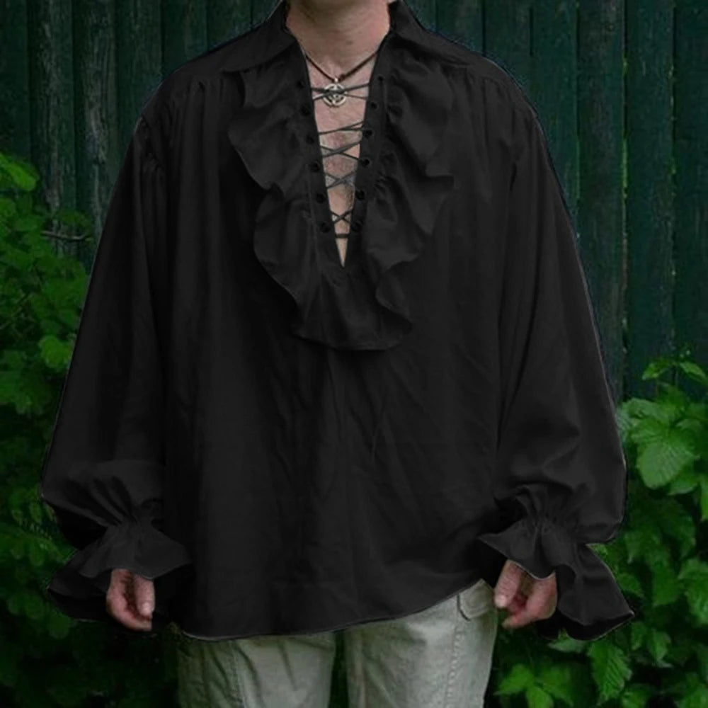 Men's Renaissance Ruffled Shirt