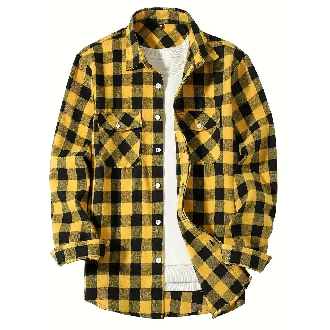 Men's Classic Plaid Flannel Shirt