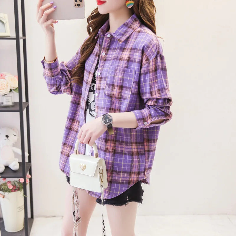 Women's Plaid Shirt