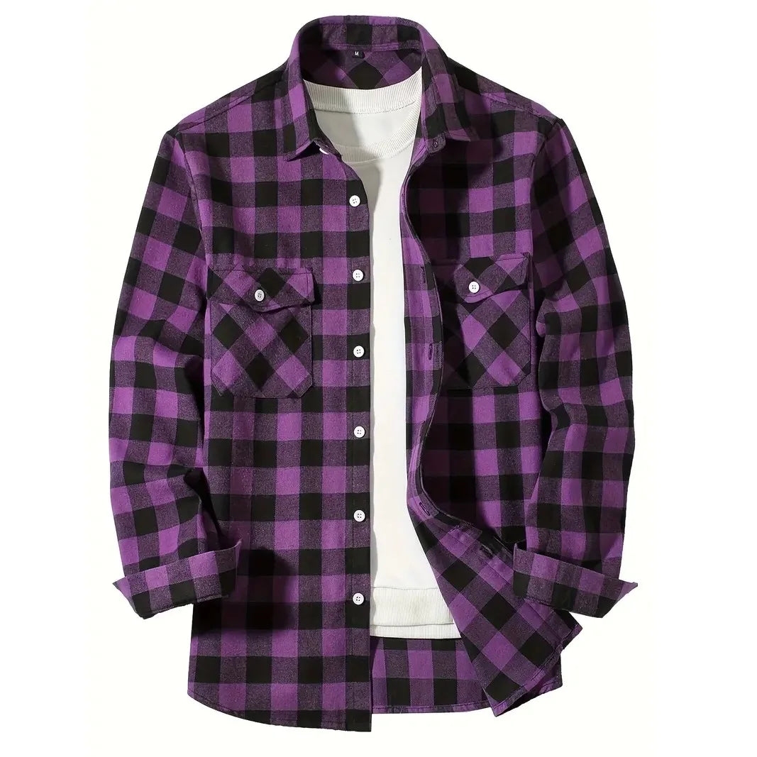 Men's Classic Plaid Flannel Shirt