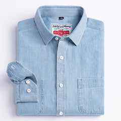 Classic Denim Long-Sleeve Shirt